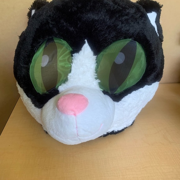 Maskimals Oversized Plush Halloween Mask - Cat - Picture 5 of 8